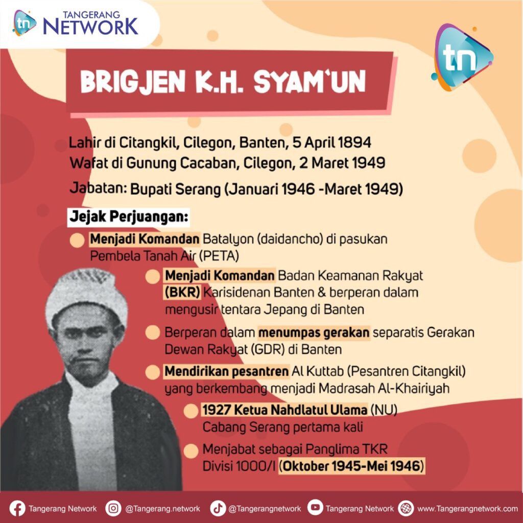 Brigjen Syamun, Ulama, Jawara dan Tentara : Banten Mencekam, Di Awal Kemerdekaan
