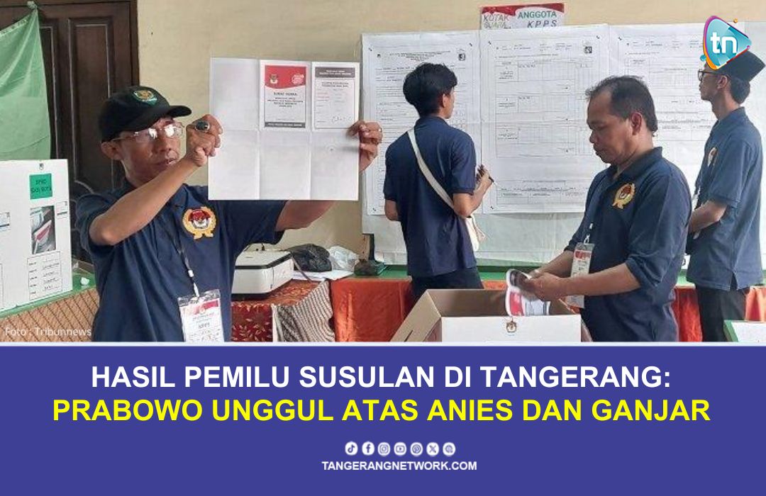 Hasil Pemilu Susulan di Tangerang: Prabowo Unggul Atas Anies dan Ganjar