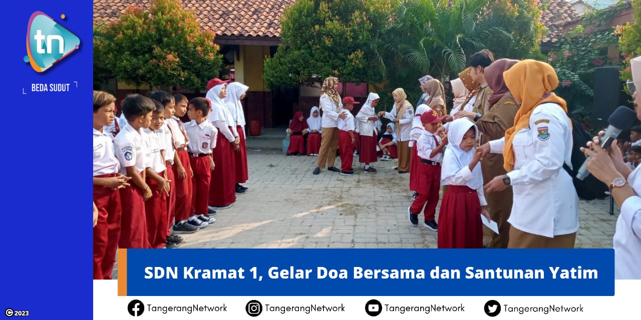 SDN Kramat 1, Gelar Doa Bersama dan Santunan Yatim
