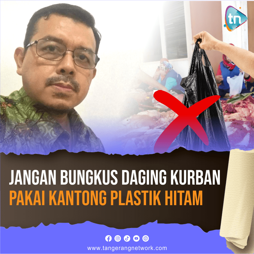 Jangan Bungkus Daging Kurban Pakai Kantong Plastik Hitam