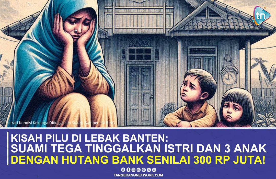 Kisah Pilu di Lebak Banten: Suami Tinggalkan Istri dan 3 Anak Dengan Utang 350 Juta!