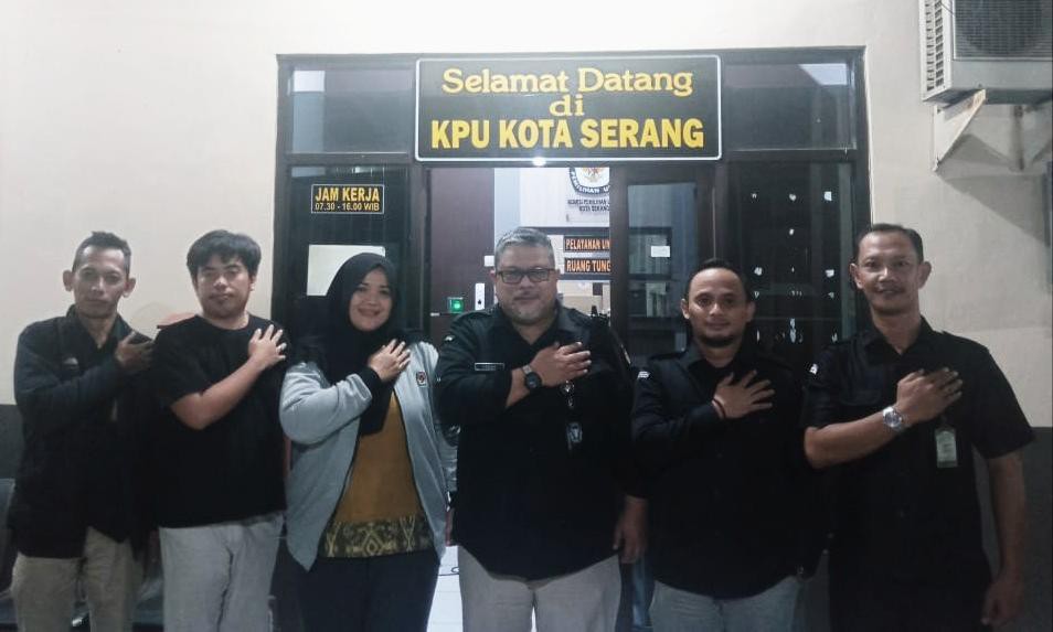Sekretaris KPU Provinsi Banten Sidak KPU Kota Serang