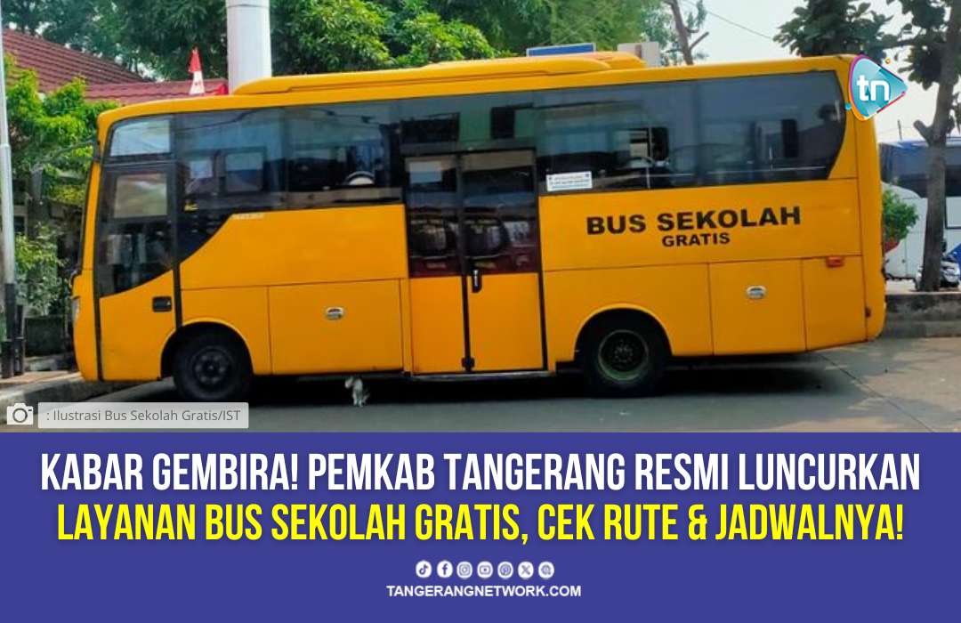 Bus Sekolah Gratis Resmi Beroperasi di Tangerang: Cek Rute, Jadwal, dan Target Pemerataan!