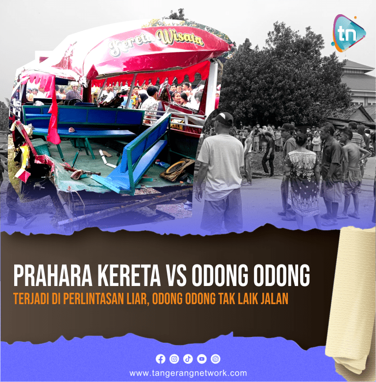 Tiga Anak Tewas Dalam Kecelakaan Maut Kereta dan Odong- Odong di Serang