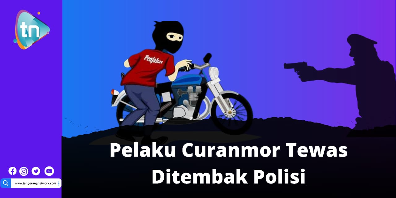 Pelaku Curanmor Tewas Ditembak Polisi