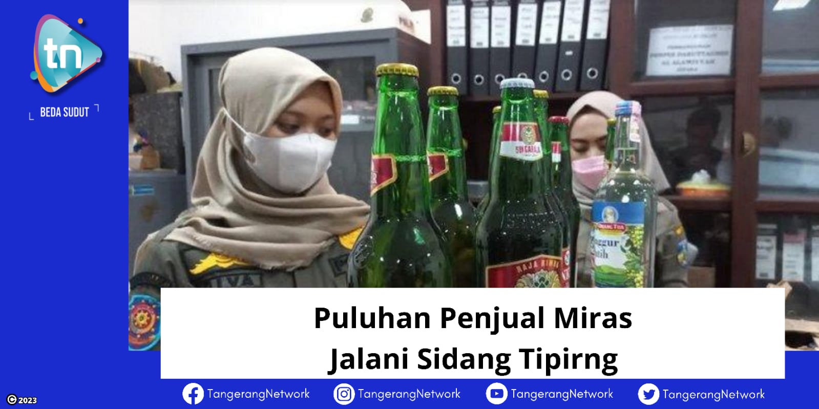 Puluhan Penjual Miras Jalani Sidang Tipiring