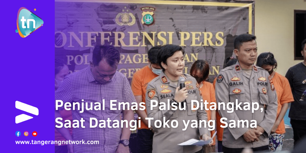 Penjual Emas Palsu Ditangkap, Saat Datangi Toko yang Sama