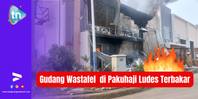 Gudang Wastafel di Pakuhaji Ludes Terbakar