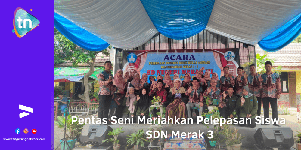 Pentas Seni Meriahkan Pelepasan Siswa SDN Merak 3