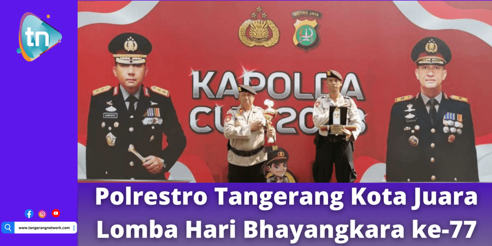 Polrestro Tangerang Kota Juara Lomba Hari Bhayangkara ke-77